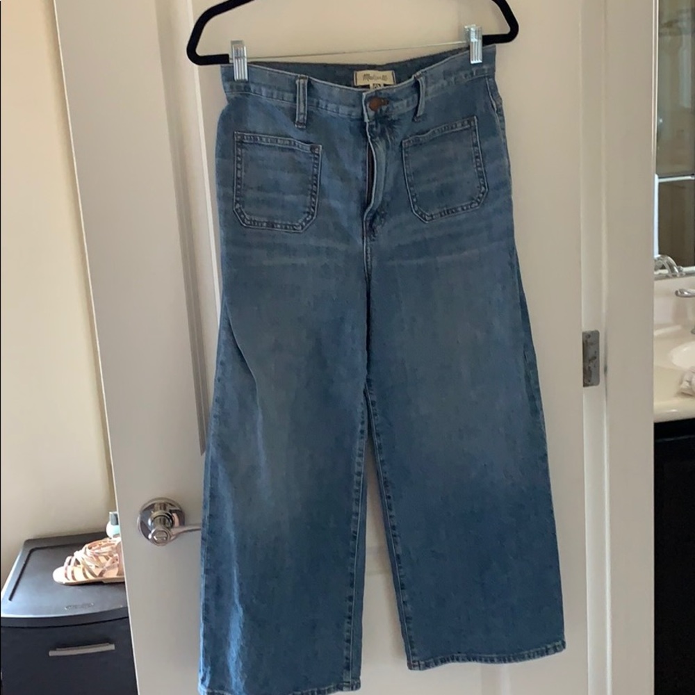 Madewell wide leg crop